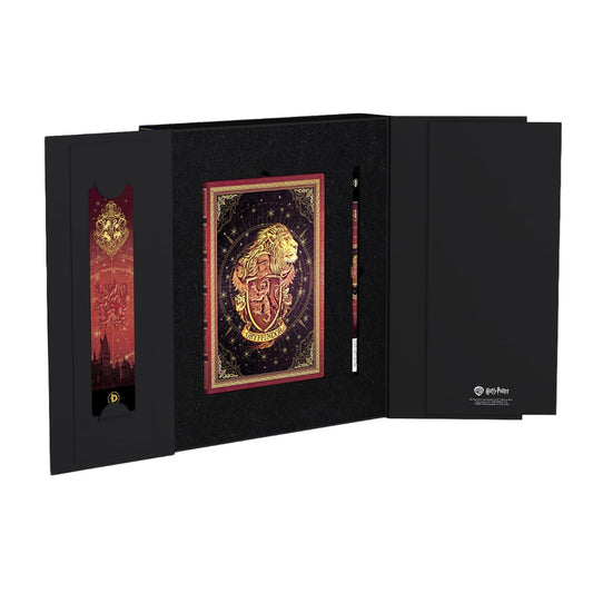 Paperblanks Gryffindor Gift Set - Notitieboek met boekenlegger en potlood