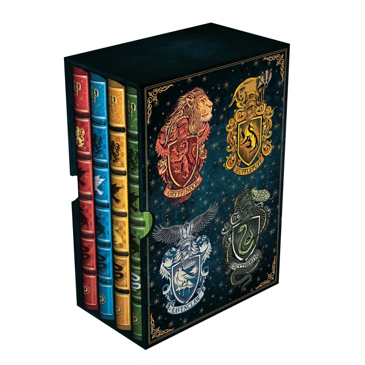 Paperblanks Hogwarts Houses Gift Set - Gelinieerd