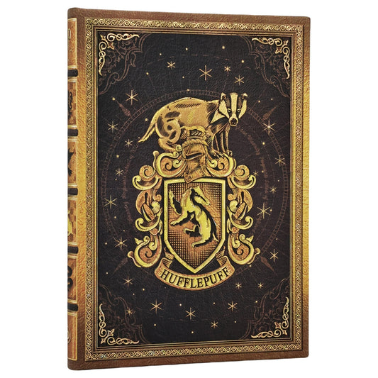 Paperblanks Hufflepuff Midi - Cover van de voorkant op een witte achtergrond