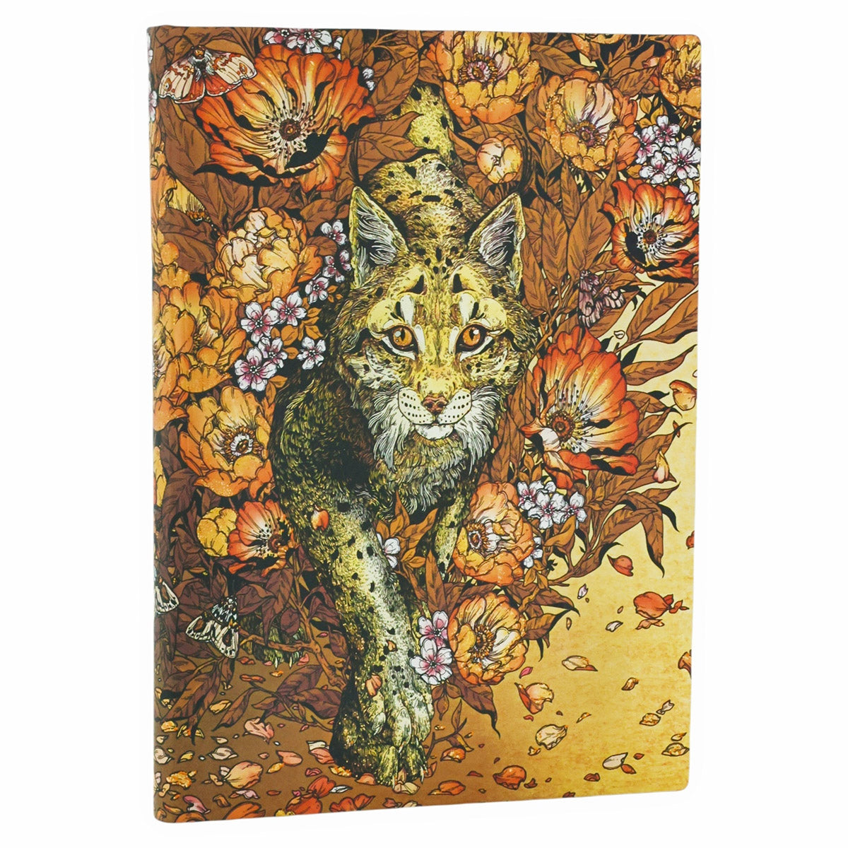 Paperblanks Lynx Rising Midi - Voorkant op een witte achtergrond