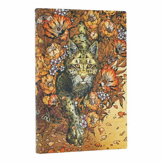 Paperblanks Lynx Rising Mini - Voorkant op een witte achtergrond