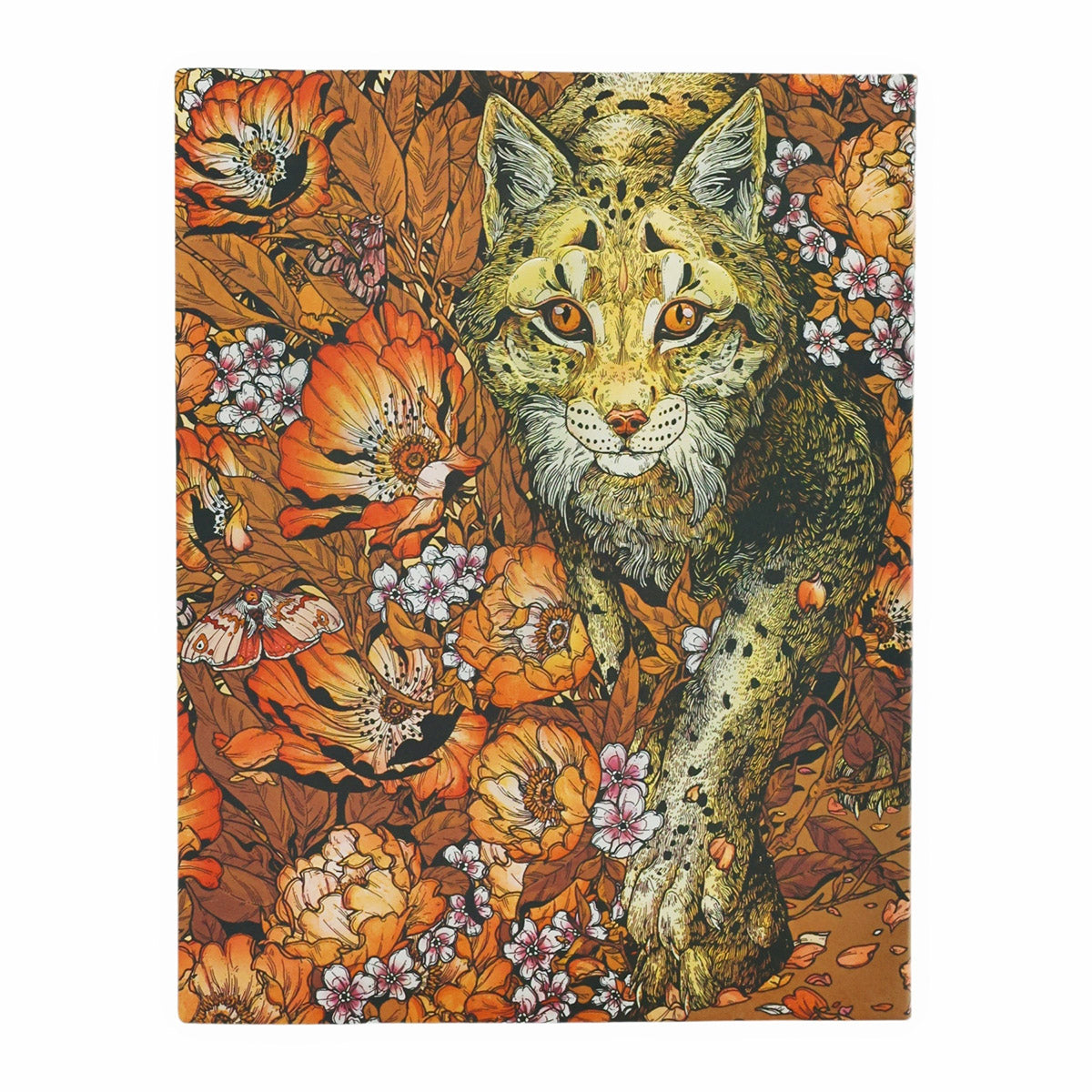Paperblanks Lynx Rising Ultra - Achterkant op een witte achtergrond