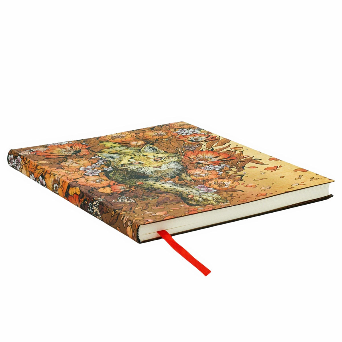 Paperblanks Lynx Rising Ultra - Zijkant op een witte achtergrond