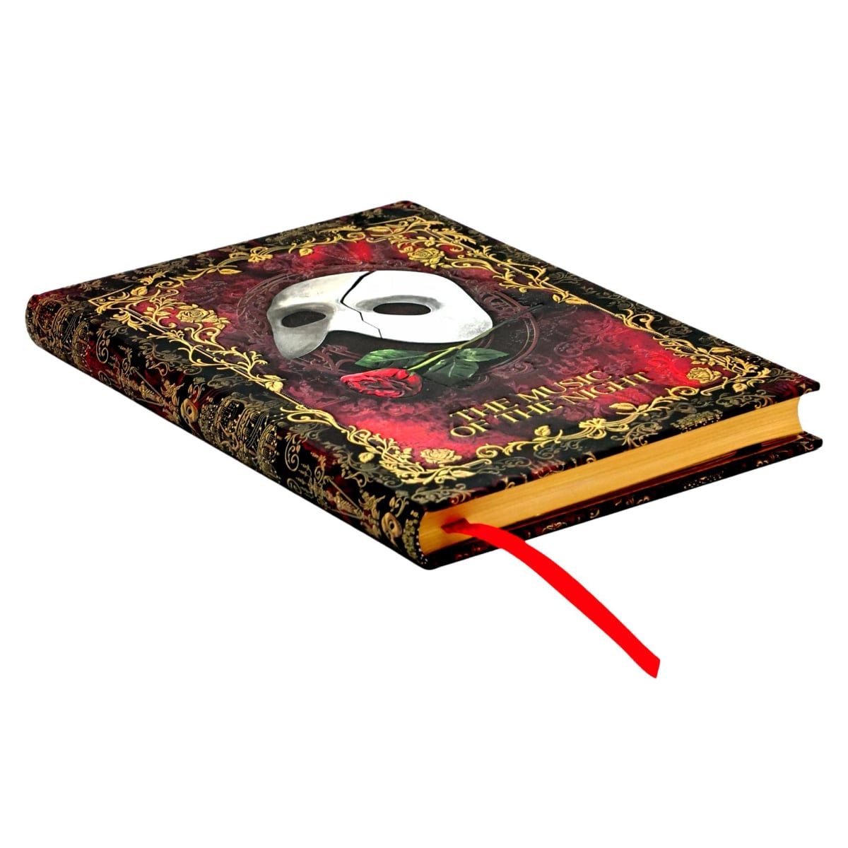 Paperblanks Masked Melody Midi - Zijkant van het notitieboek