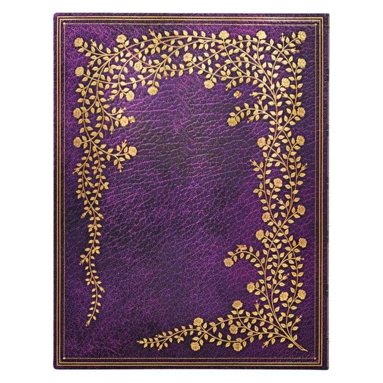 Paperblanks Flexi New York Rose - Achterkant van het notitieboek op een witte achtergrond