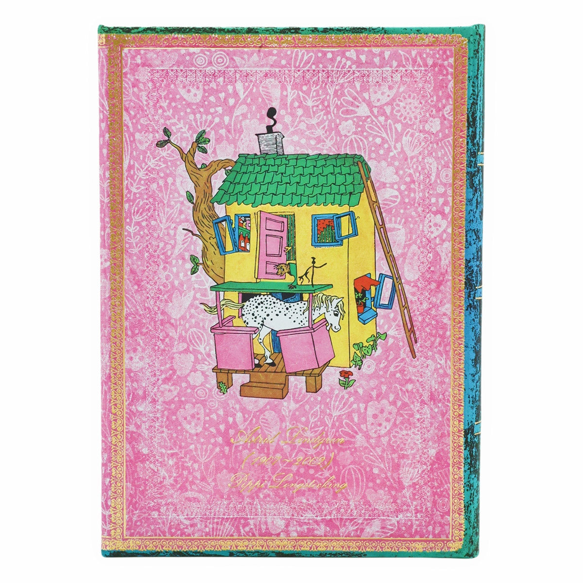 Paperblanks Pippi Longstocking Midi - Achterkant met een witte achtergrond