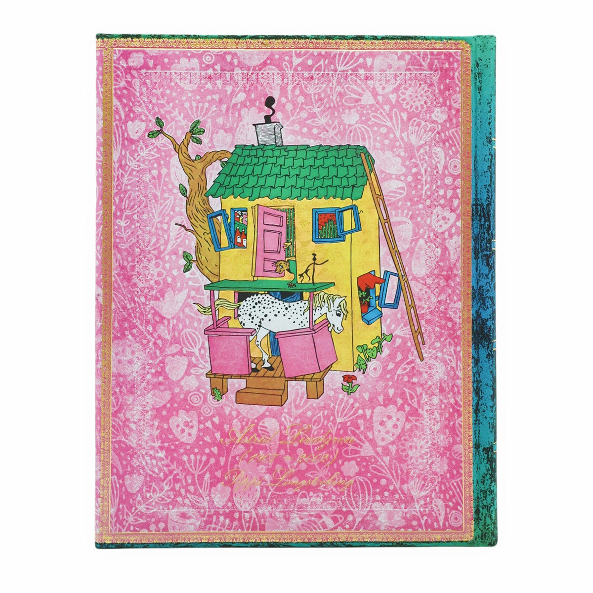 Paperblanks Pippi Longstocking - Achterkant op een witte Achtergrond