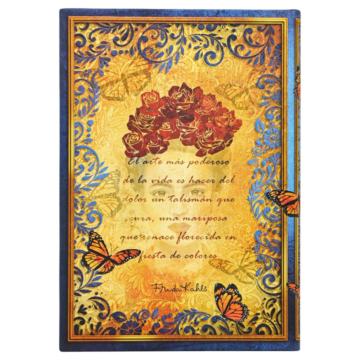 Paperblanks The Colourful Portrait Midi  - Achterkant van het notitieboek