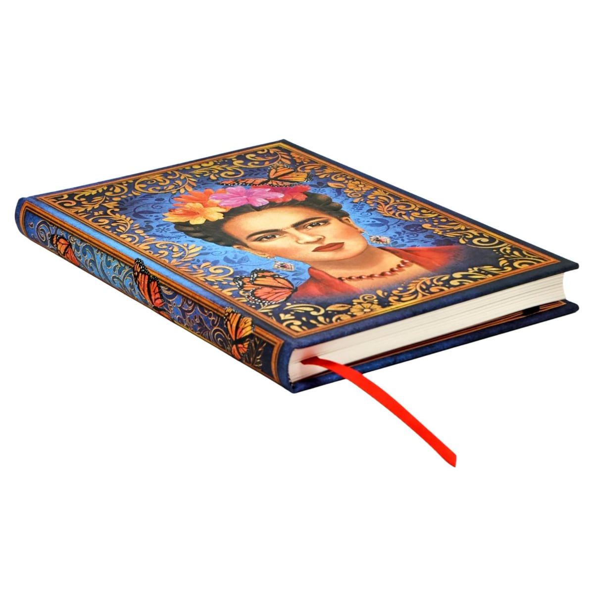 Paperblanks The Colourful Portrait Midi  - Zijkant van het notitieboek