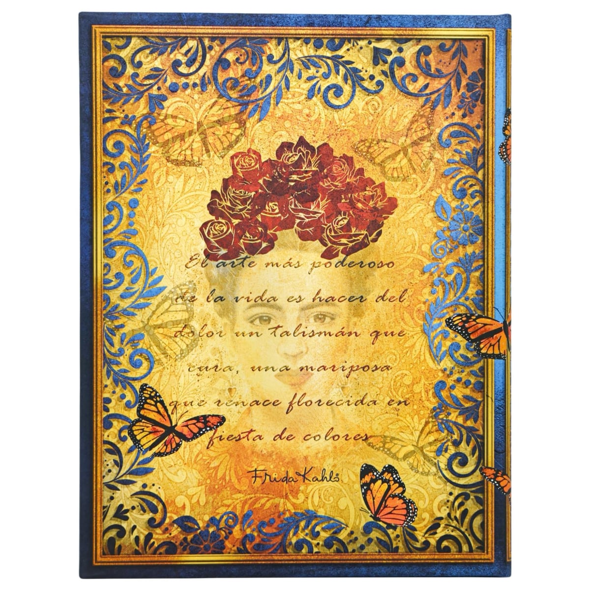 Paperblanks The Colourful Portrait Ultra - Achterkant van het notitieboek