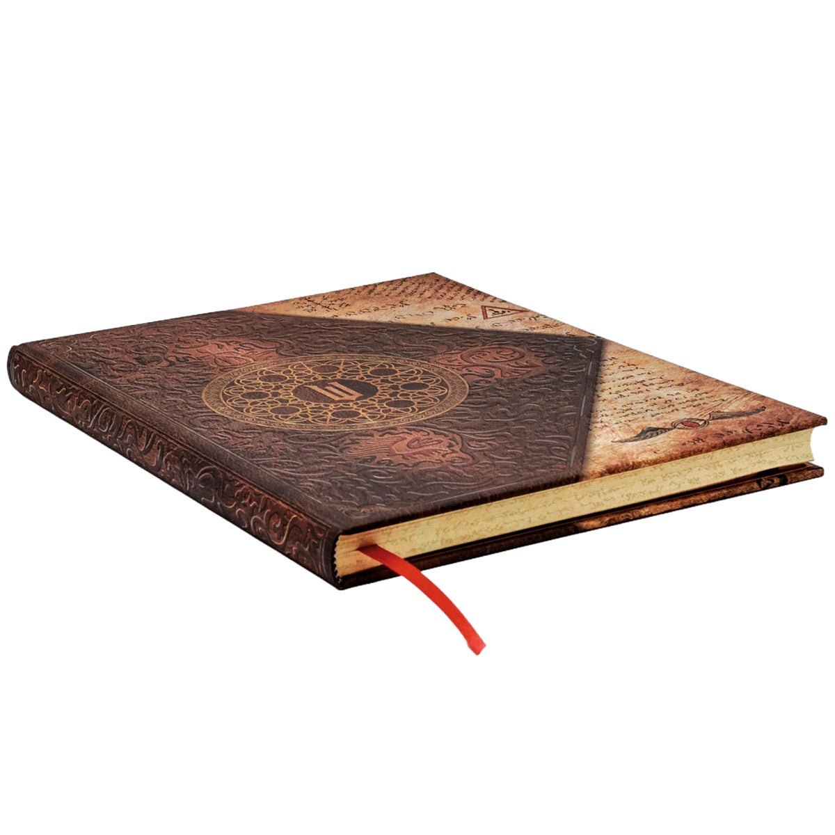 Paperblanks The Grimmerie Ultra - Zijkant op een witte achtergrond