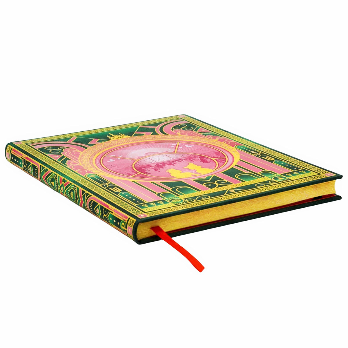 Paperblanks The Magic of Wicked Ultra - Zijkant op een witte achtergrond