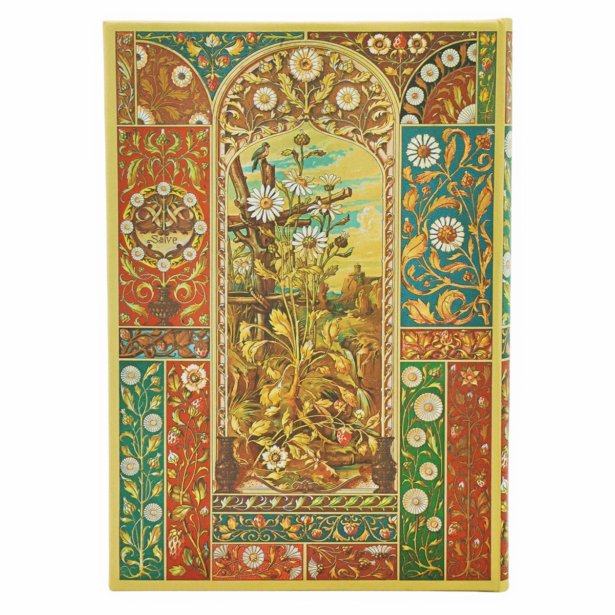 Paperblanks Viennese Fruit Midi - Achterkant op een witte achtergrond