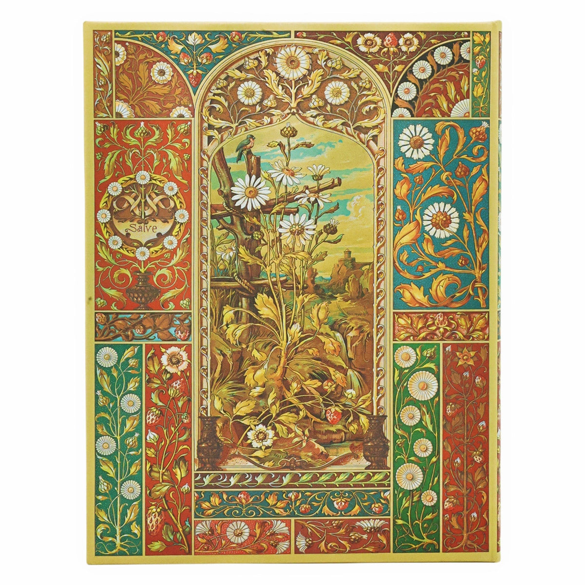 Paperblanks Viennese Fruit Ultra - Achterkant op een witte achtergrond