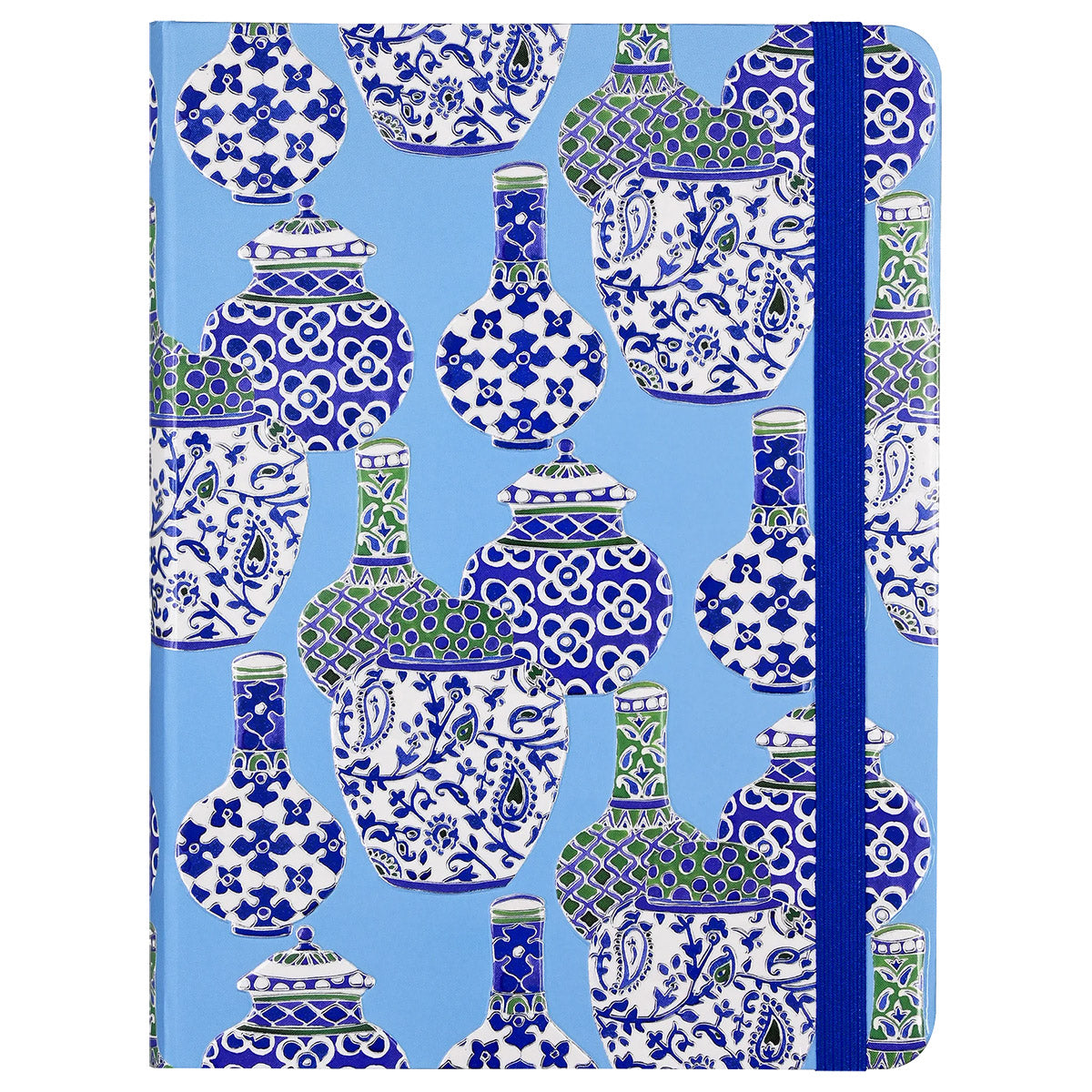 Peter Pauper Notitieboek Porcelain Vases - voorkant op een witte achtergrond