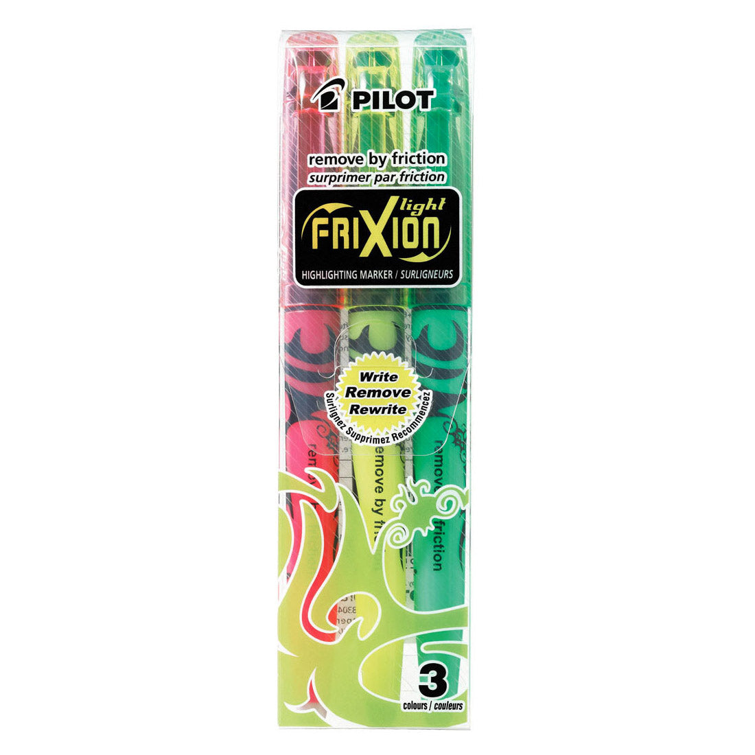 Pilot Frixion Ball - Set van 3 Markers