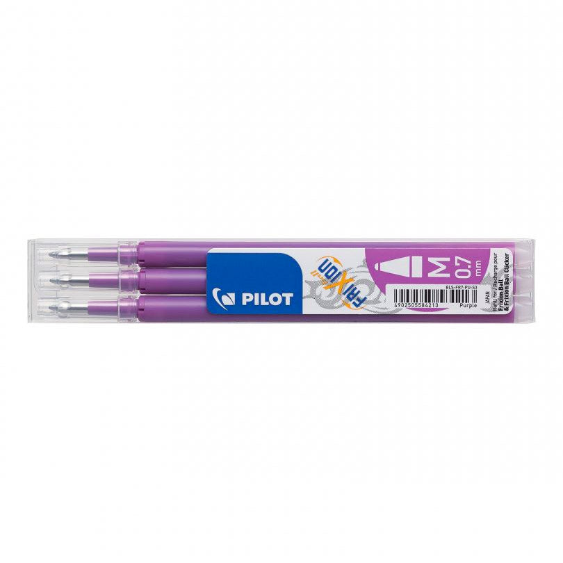 Pilot FriXion Ball Navulling Medium 0,7mm 3 Set - Purple