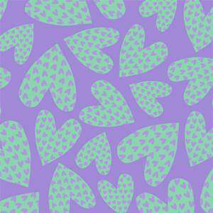 Purple Hearts - 24Papershop