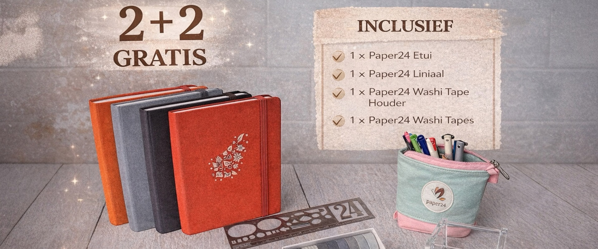 Paper24 Actie (2+2 gratis)