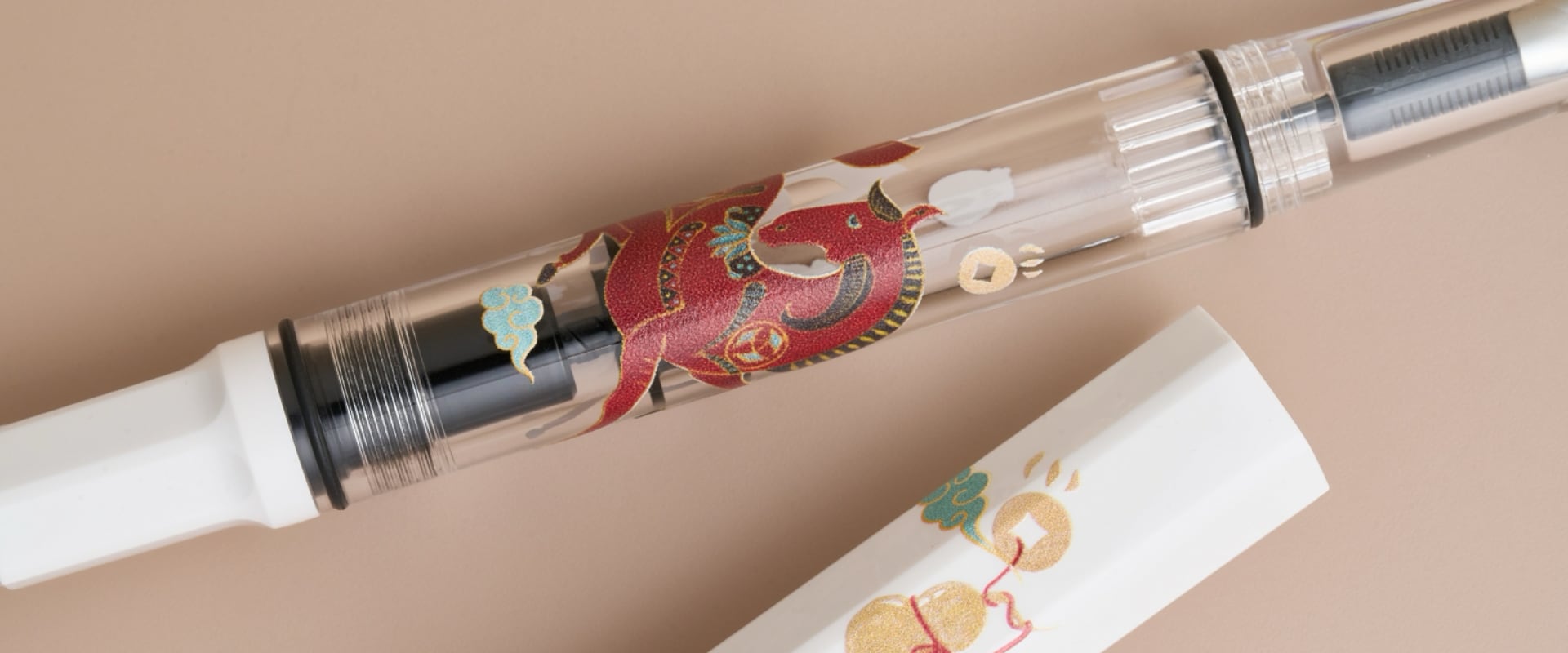 TWSBi Eco White Horse Fountain Pen