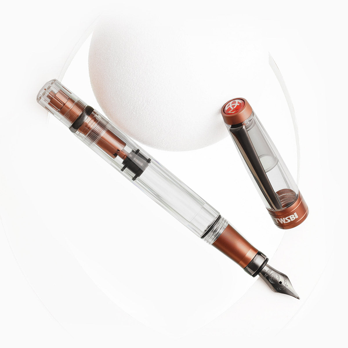 TWSBI Diamond 580AL R Fountain Pen - Affogato with Onyx