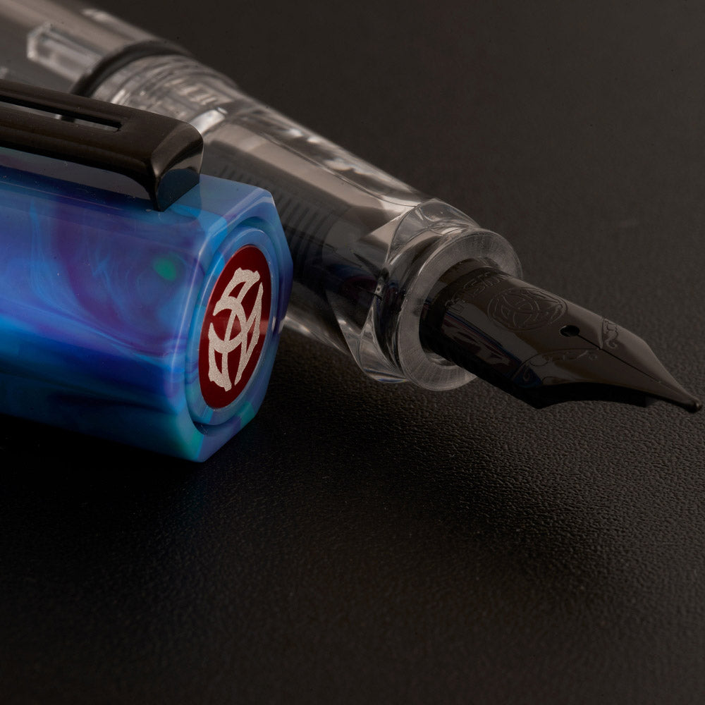 TWSBI Eco Fountain Pen Cosmic Blue with Onyx - Detailfoto