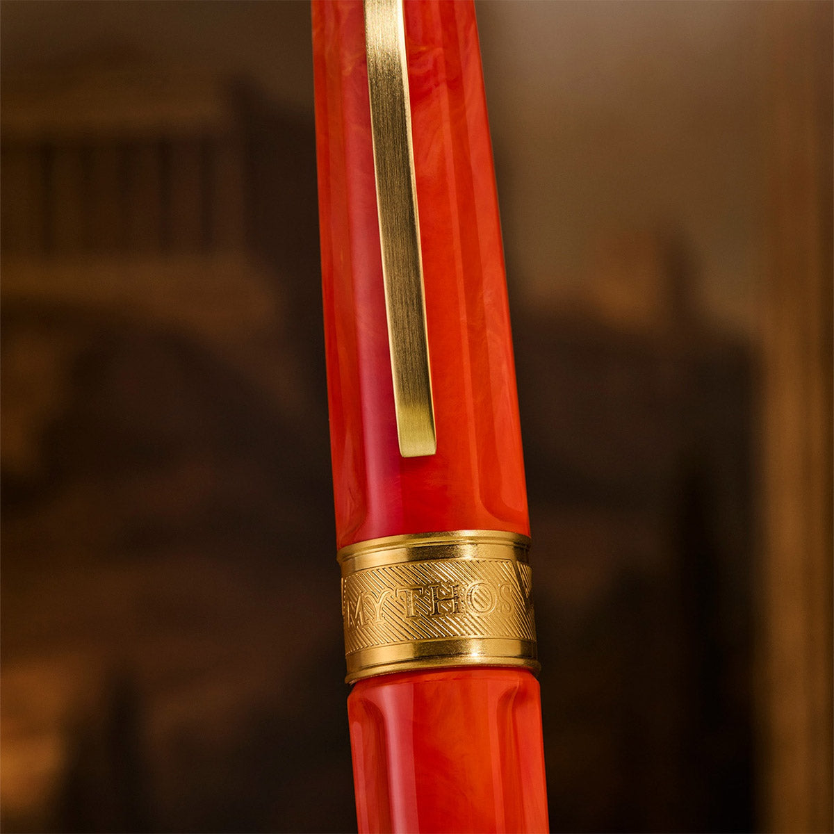 Visconti Fountain Pen Mirage Mythos GT - Demeter - detail van de ring