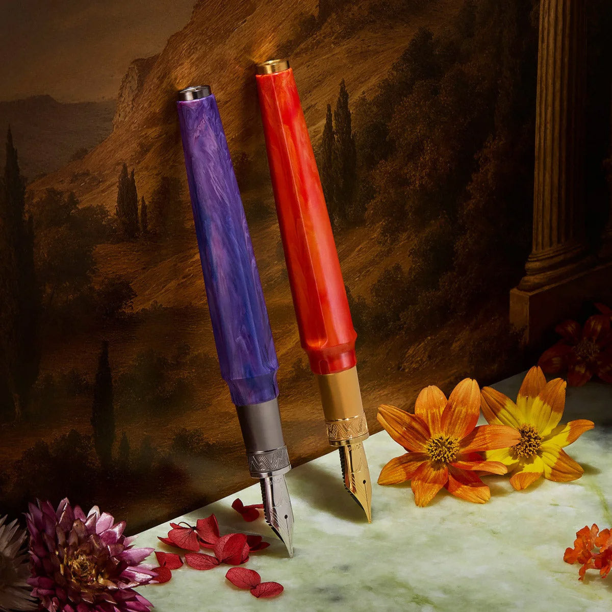 Visconti Fountain Pen Mirage Mythos RT - Persephone - gezamenlijk met Demeter vulpen