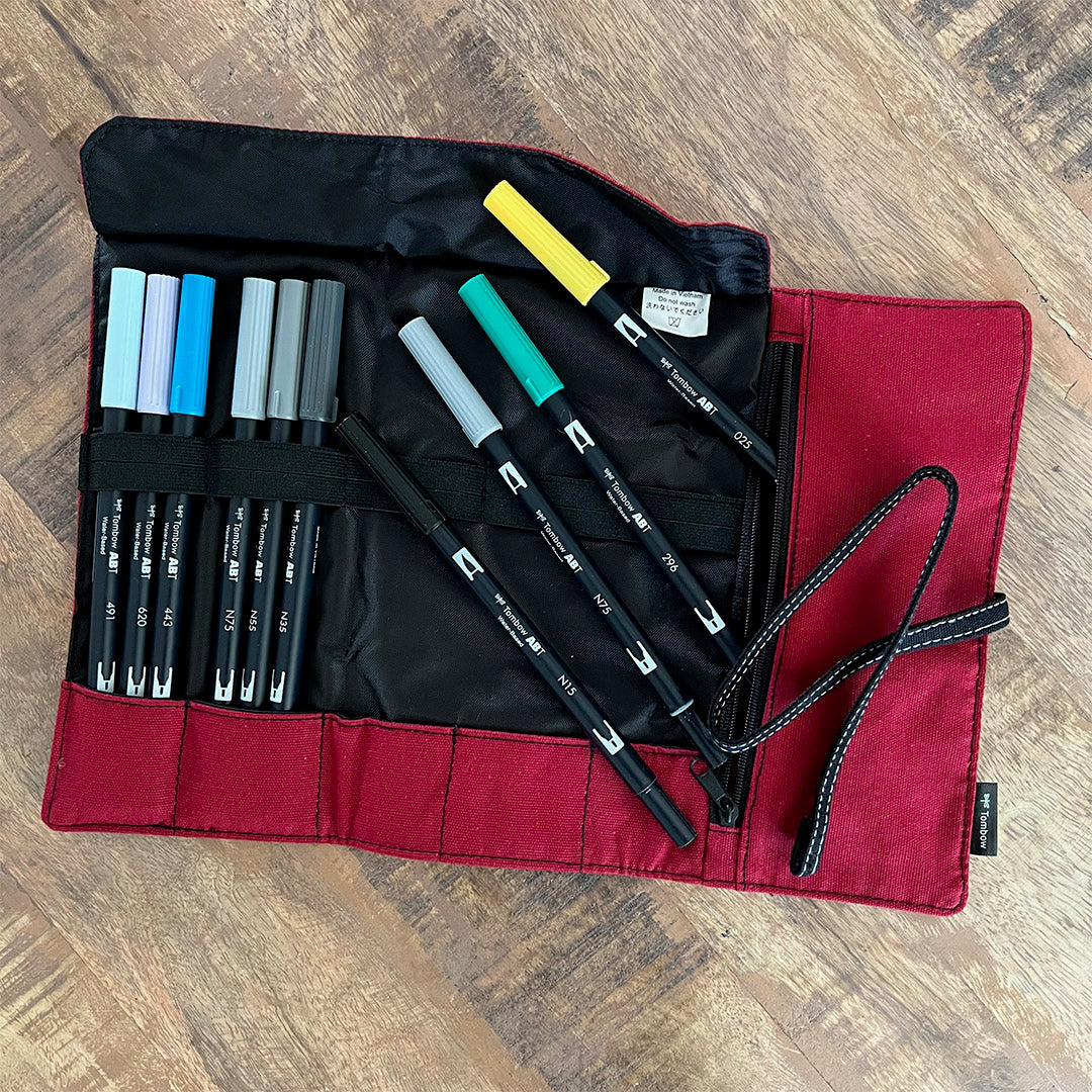 Tombow Roll Up Marker Pen Case