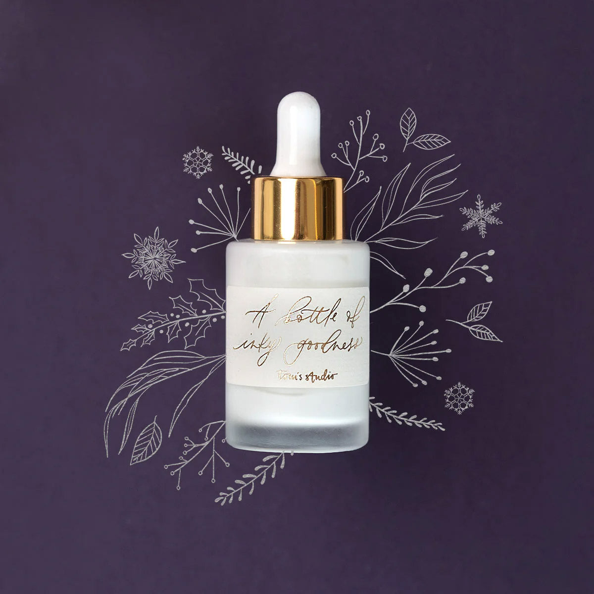 Tom's Studio Calligraphy Inkt 30ml - White