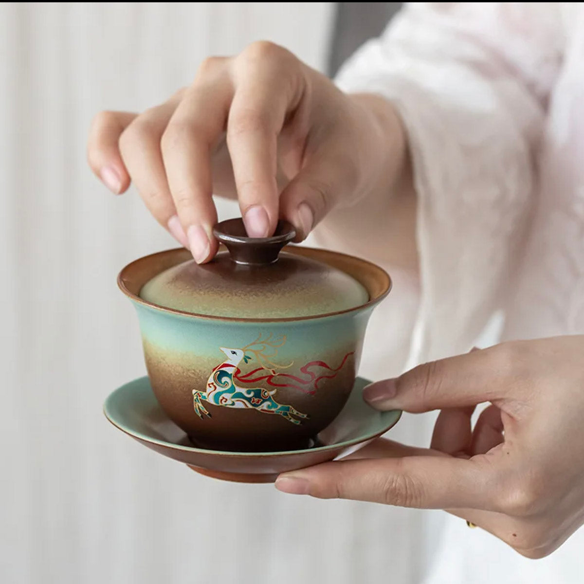 TisforTea Traditional Ceramic Gaiwan