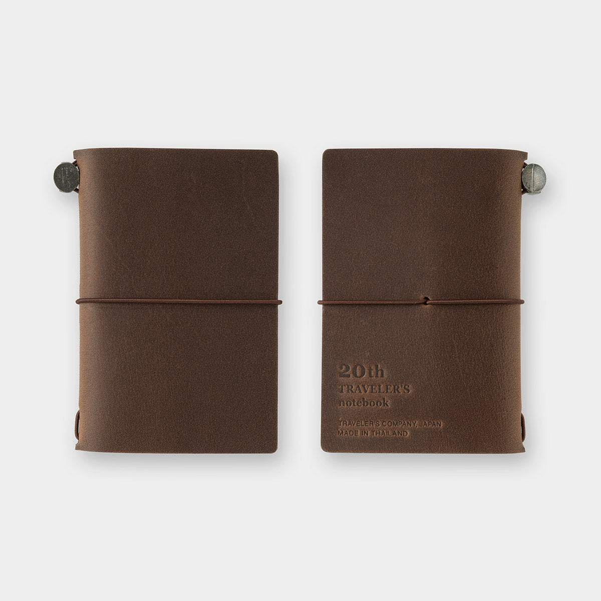 TRAVELER'S Notebook Card Size 20th Anniversary - Brown