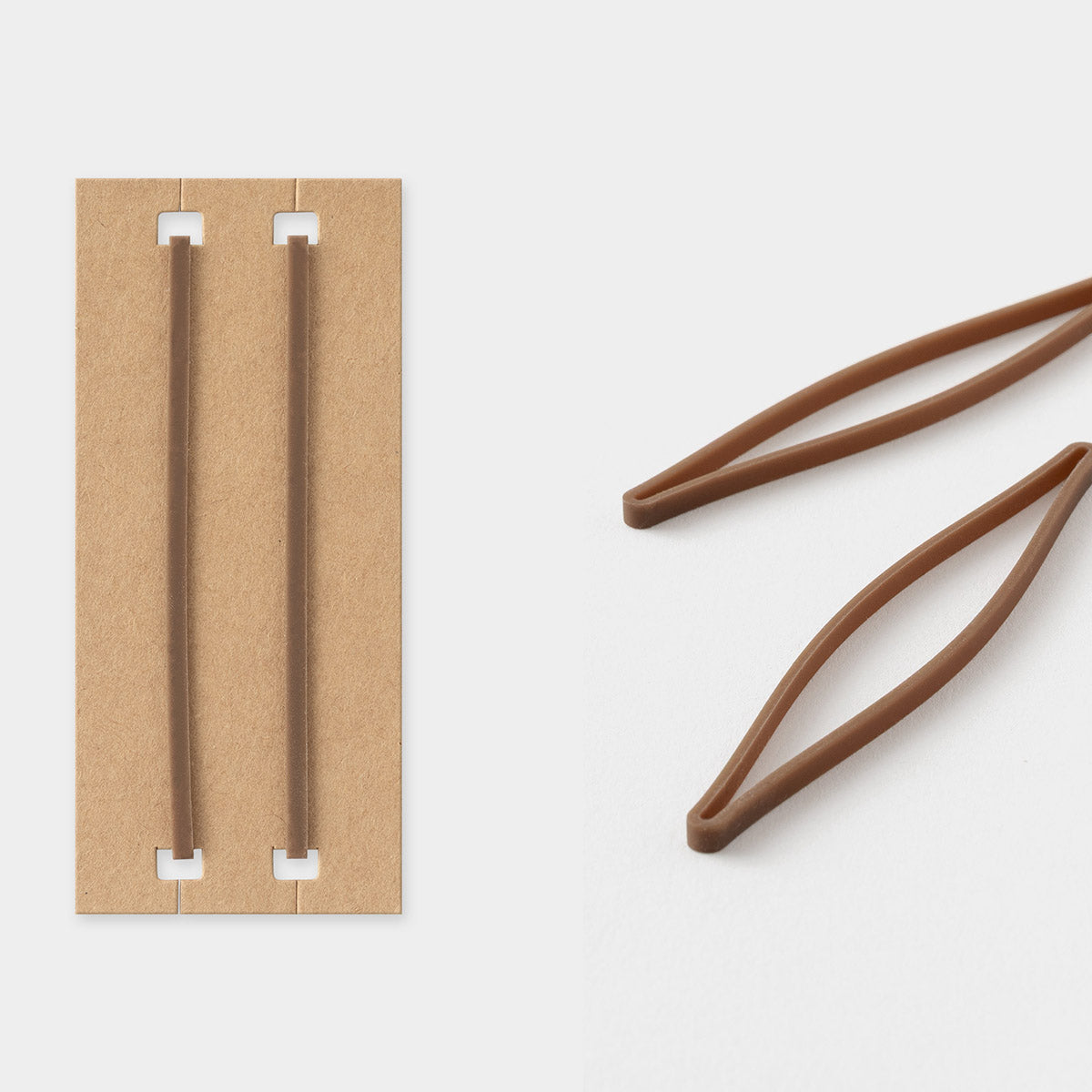 TRAVELER'S Notebook Card Size 20th Anniversary - Brown  Elastieken