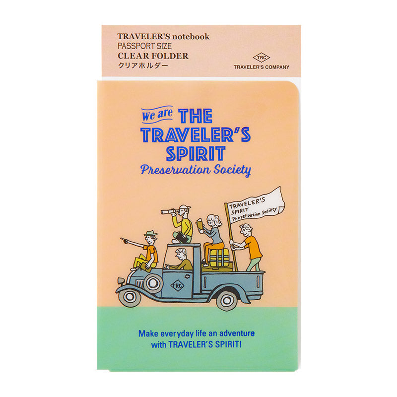 TRAVELER'S Refill Passport Clear Folder 2026
