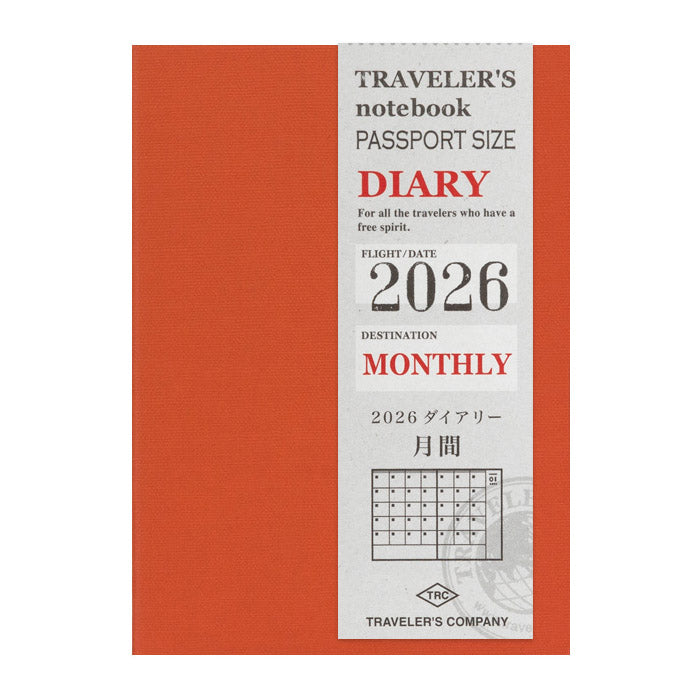 TRAVELER'S Refill Passport Diary 2026 - Weekly
