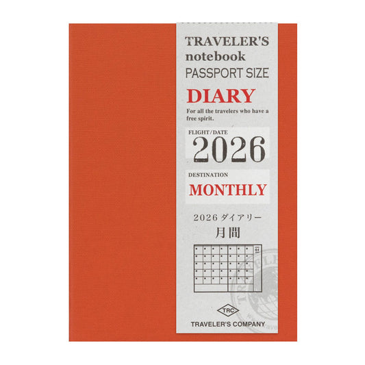 TRAVELER'S Refill Passport Diary 2026 - Weekly