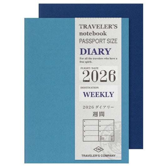 TRAVELER'S Refill Passport Diary 2026 - Weekly