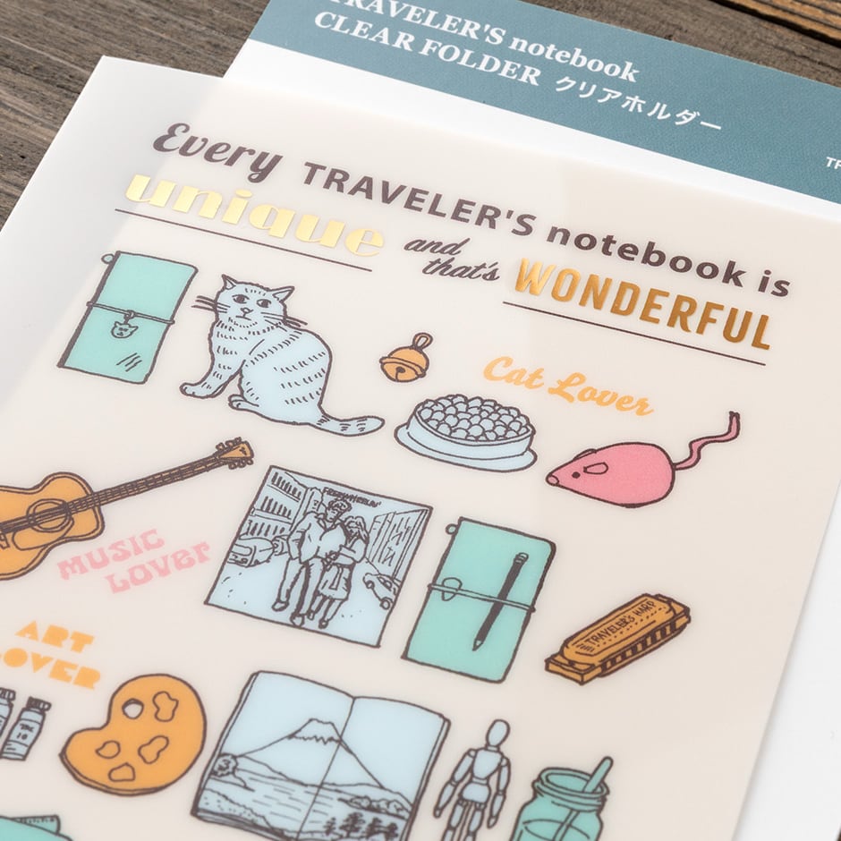TRAVELER'S Refill Regular Clear Folder 2027