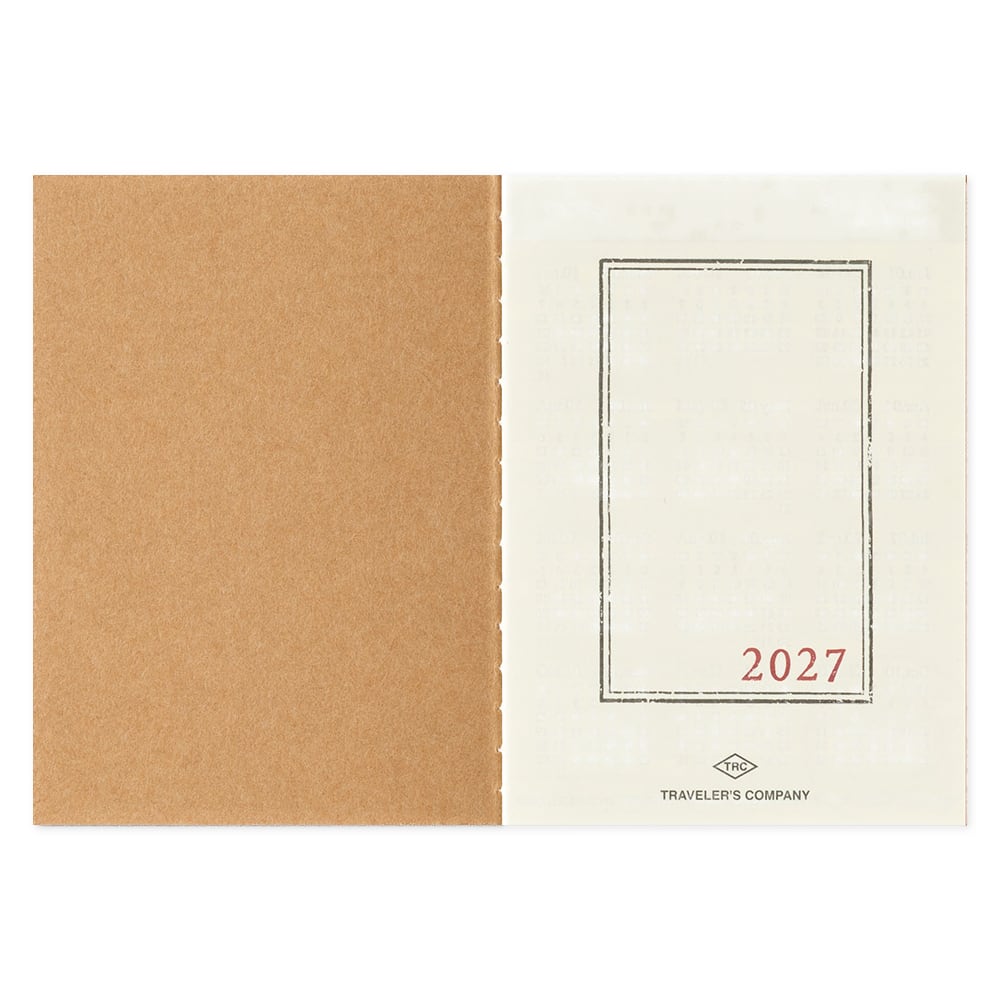 TRAVELER'S Refill Passport Diary 2027 - Monthly