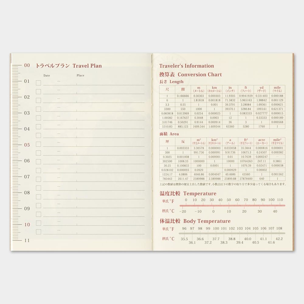 TRAVELER'S Refill Passport Diary 2027 - Monthly