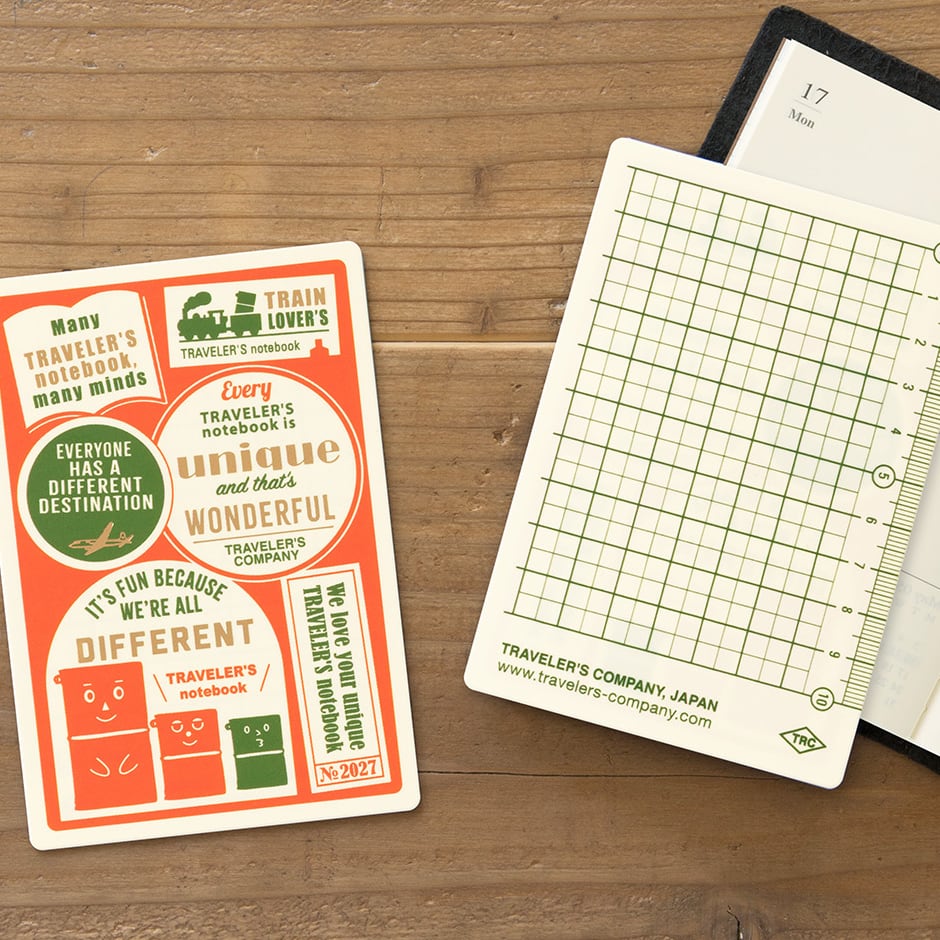 TRAVELER'S Refill Passport Underlay Plastic Sheet 2027