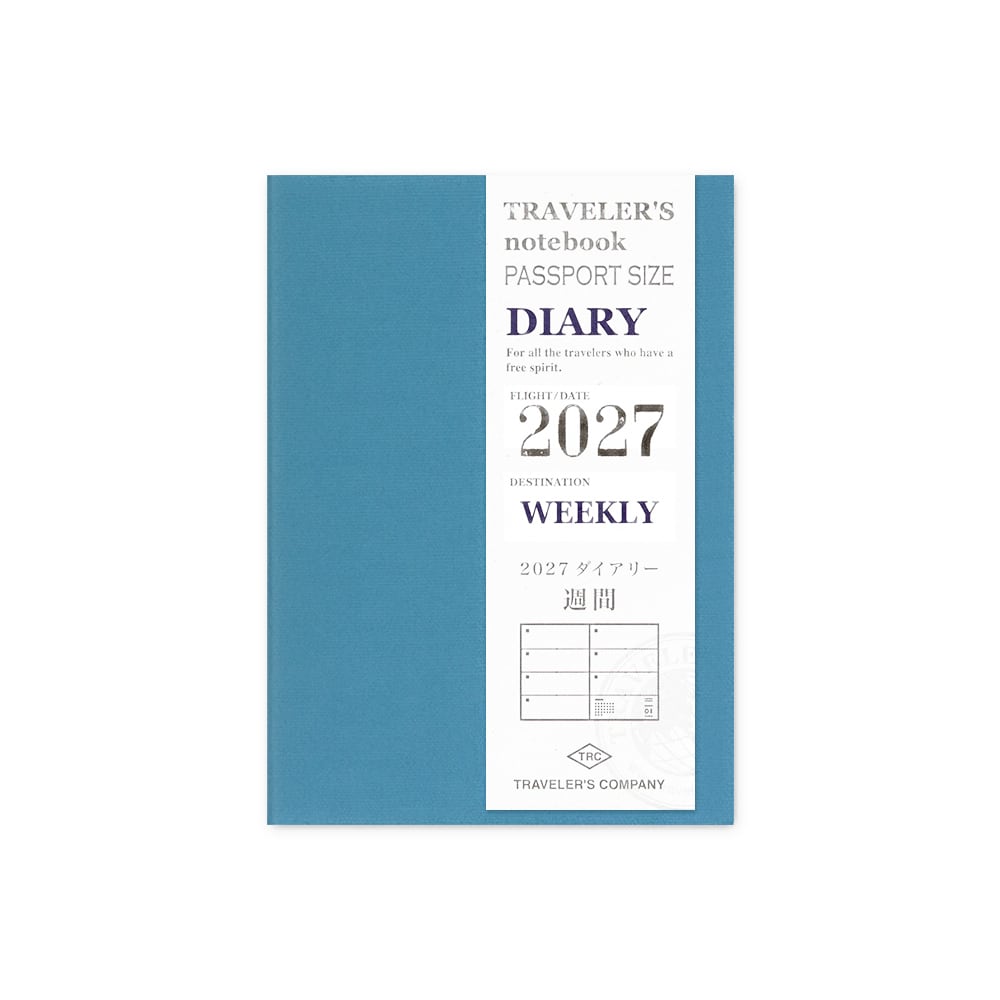 TRAVELER'S Refill Passport Diary 2027 - Weekly