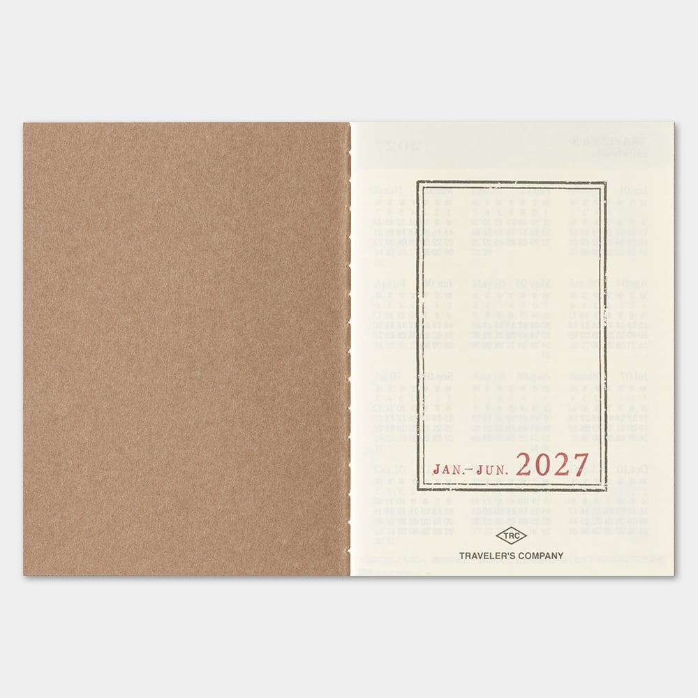 TRAVELER'S Refill Passport Diary 2027 - Weekly