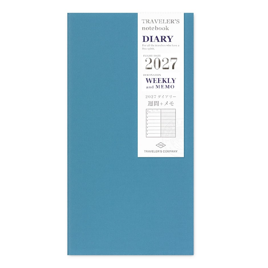 TRAVELER'S Refill Regular Diary 2027 - Weekly + Memo