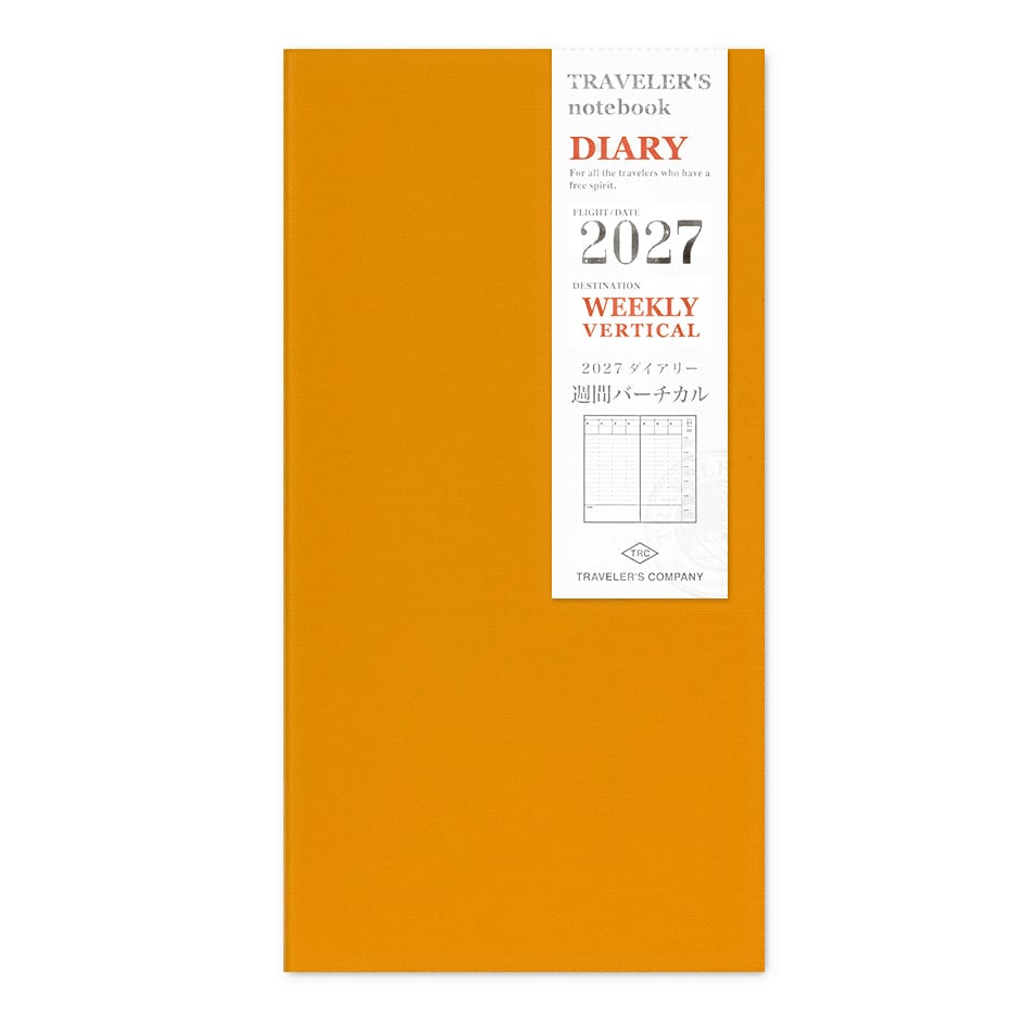 TRAVELER'S Refill Regular Diary 2027 - Weekly [Vertical]