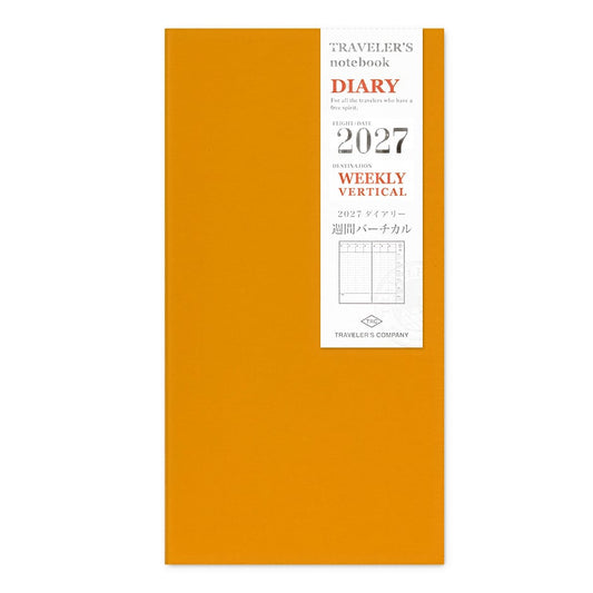 TRAVELER'S Refill Regular Diary 2027 - Weekly [Vertical]