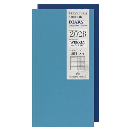 TRAVELER'S Refill Regular Diary 2026 - Weekly + Memo [PRE-ORDER]
