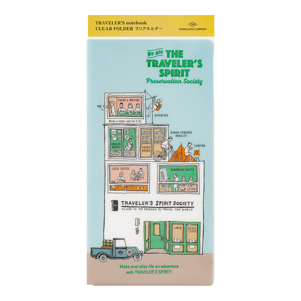 TRAVELER'S Refill Regular Clear Folder 2026