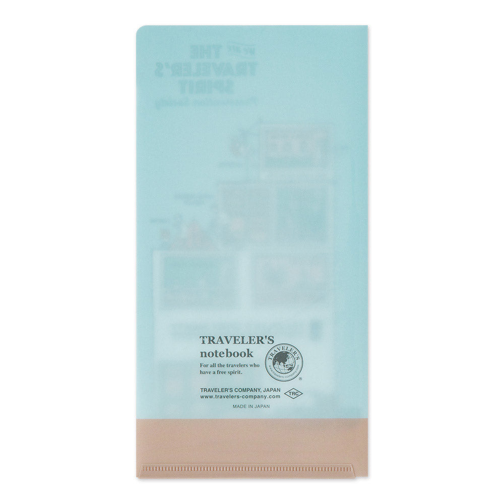 TRAVELER'S Refill Regular Clear Folder 2026