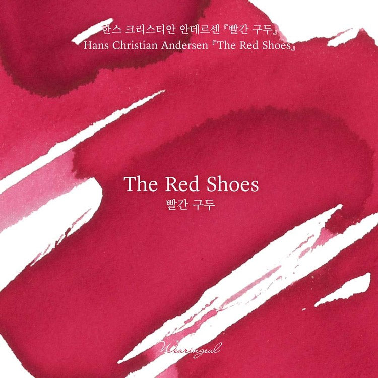 Wearingeul Ink 30ml - The Red Shoes - Voorbeeld van de kleur